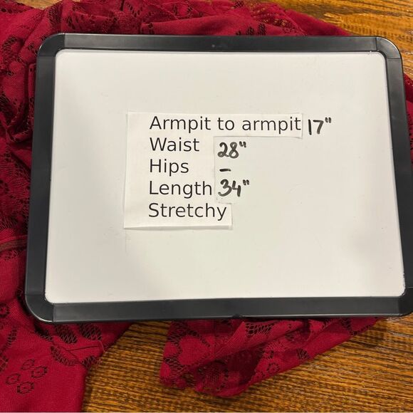 Free People Lace Lovers Folk Song Dress in burgundy color size 4 - Picture 10 of 14